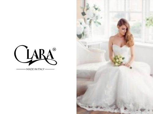 Abito da sposa adatto al body Domitilla