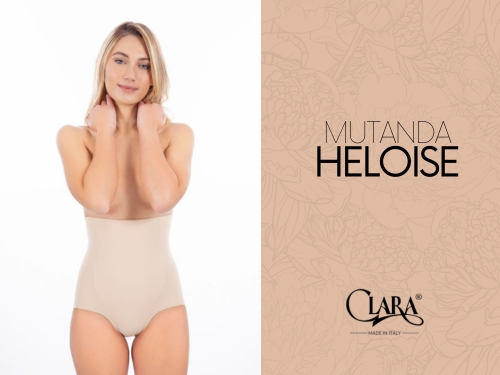Mutanda contenitiva alta fino al sottoseno color skin Heloise della collezione Clara Intimo