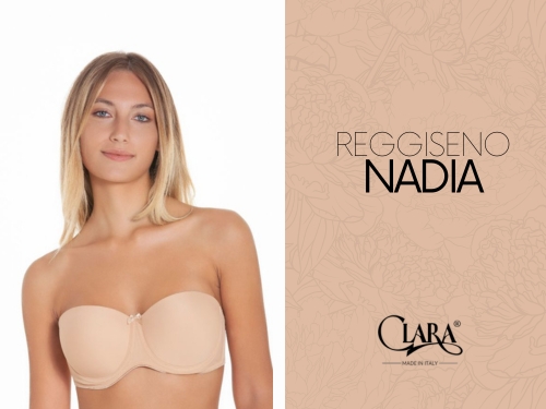Reggiseno multifunzionale color skin Nadia della collezione Clara Intimo